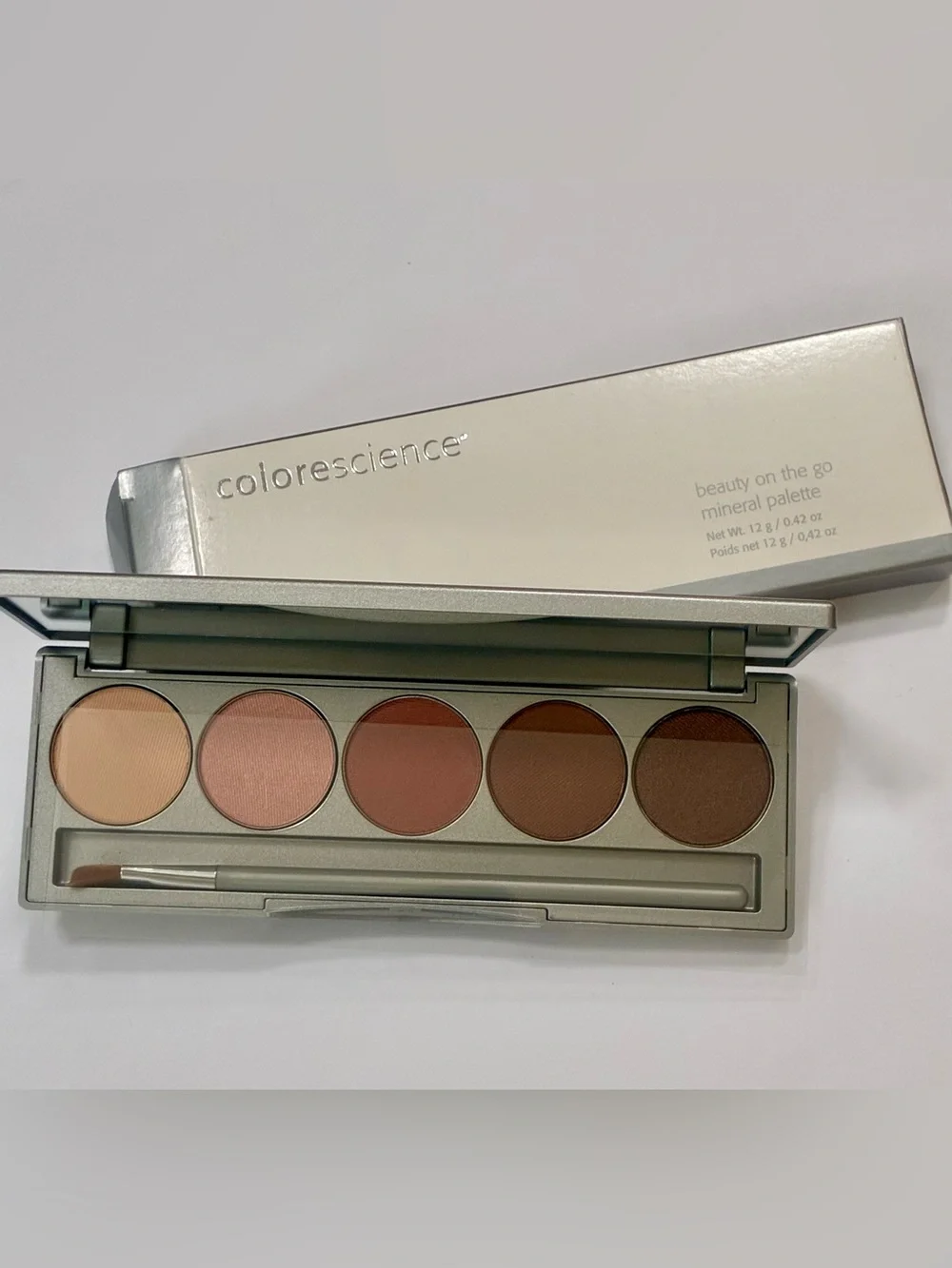 Colorescience Beauty On The Go Mineral Palette Bronzer Cheeks Eyeshadow Spf 20
